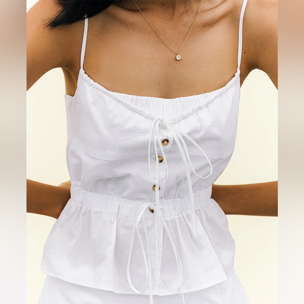 SOLD OUT Ciao Lucia Battista Top White $295 size L but feels like M